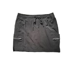 Tangerine Womens Athletic Cargo Skirt in Black size Medium style FW8726C106